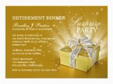 Surprise Birthday Dinner Invitation Wording Surprise Party Retirement Dinner Invitation Zazzle