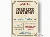 Surprise Birthday Invitation Wording for Adults Adult Surprise Birthday Invites Vintage Surprise Party