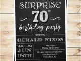 Surprise Birthday Party Invitations for Men Surprise 70 Birthday Party Invitations by Diypartyinvitation