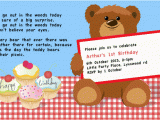 Teddy Bear First Birthday Invitations Cup Of Rooibos Teddy Bear Picnic 1st Birthday Party