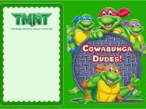 Teenage Mutant Ninja Turtles Birthday Invites Teenage Mutant Ninja Turtles Another Great Idea for A