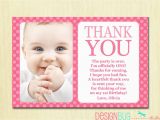 Thank You Cards for 1st Birthday First Birthday Matching Thank You Card 4×6 the Big One Diy