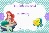 The Little Mermaid Invitations for Birthday Updated Free Printable Ariel the Little Mermaid