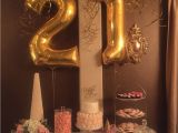 Theme for 21st Birthday Girl Pink and Gold 21st Birthday Celebration Balloon