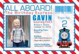 Thomas Birthday Invites Thomas the Train Invitations Ideas Bagvania Free