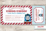 Thomas the Tank Engine Birthday Invitations Thomas the Tank Engine Birthday Invitation by Linkdesignstudio