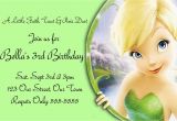 Tinkerbell 1st Birthday Invitations Free Templates for Birthday Invitations Drevio