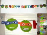 Tmnt Birthday Decorations Pizza and A Pinata for My Ninja Turtle Fan