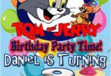 Tom and Jerry Birthday Invitations Personalized tom and Jerry Party Invitation Design Digital