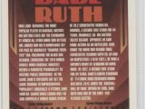 Topps Babe Ruth 100th Birthday Card 1995 topps Megacards Babe Ruth Conlon Collection Base