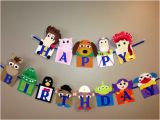 Toy Story Happy Birthday Banner Handmade toy Story Happy Birthday Banner by Craftophologie