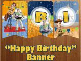 Toy Story Happy Birthday Banner Instant Download toy Story Happy Birthday Banner