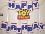 Toy Story Happy Birthday Banner toy Story Birthday Banners
