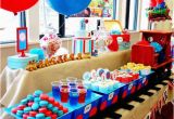 Train Decorations for Birthday Party Kara 39 S Party Ideas Train Boy themed Birthday Party