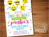 Tween Birthday Invitations Printable Free Printable Tween Emoji Birthday Invitation Teen Girl or