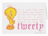 Tweety Birthday Card Tweety Bird Birthday Card