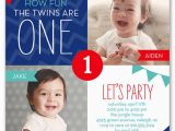 Twin Birthday Invitation Wording 12 Twin Birthday Invitations Templates Free Sample