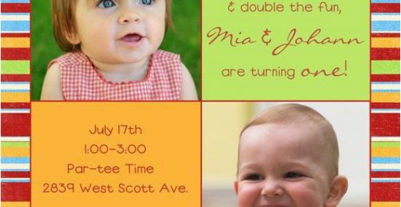 Twin Birthday Invitation Wording 12 Twin Birthday Invitations Templates Free Sample