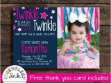Twinkle Twinkle Little Star First Birthday Invitations Twinkle Twinkle Little Star First Birthday by Benevolentink