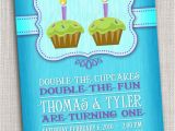 Twins First Birthday Party Invitations Best 25 First Birthday Cards Ideas On Pinterest 1st