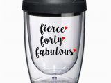Unique Birthday Gifts for 40 Year Old Woman 40th Birthday Gifts for Women Ready to Ship Wine Tumbler