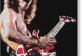 Van Halen Birthday Card Eddie Van Halen Drawing by Kenneth Williams