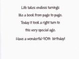 Verses for Birthday Cards for Men 90th Birthday Verses or Quotes Quotesgram