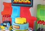 Video Game themed Birthday Party Decorations Kara 39 S Party Ideas Arcade Video Game Pac Man sonic Mario