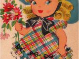 Vintage Birthday Cards for Her Vintage 1940s Birthday Greetings to A Sweet Little Girl
