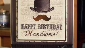 Vintage Birthday Cards for Men Vintage Style Masculine Birthday Card for Men that Wear A