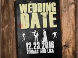 Walking Dead Birthday Invitations the Walking Dead Inspired Save the Date Printable and