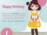 What to Write In A Birthday Card for A Child Write Name On Best Friend Birthday Wishes Greeting Card