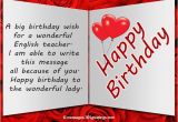 What to Write In A Birthday Card for Your Teacher Birthday Wishes for Teacher 365greetings Com