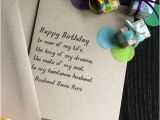 What to Write In Husband S Birthday Card Funny Birthday Card for Husband with Name
