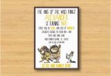 Where the Wild Things are Birthday Invitation Template where the Wild Things are Invitation Printable 5×7