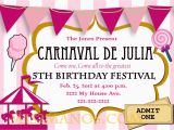 Where to order Birthday Invitations Carnival Birthday Party Invitation Diy Printable Pink