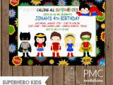 Where to order Birthday Invitations Custom Printed Superhero Birthday Invitations 1 00 Each with