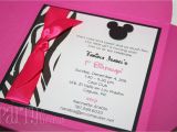 Where to order Birthday Invitations Fabulous Custom order Minnie Mouse Invitations by Rustic