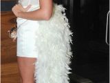 White 21st Birthday Dresses Charlotte Dawson Shakes Her Tail Feather In A White