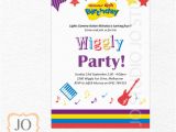 Wiggles Birthday Invitations Printable Wiggles Jo Studio Party Printables and Custom Invitations