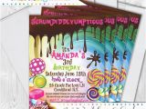 Willy Wonka Birthday Invitations Willy Wonka Party Invitations 5×7 Custom Invitations by