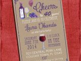 Wine themed Birthday Invitations Printable Wine theme 30th 40th 50th 60th Birthday
