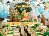 Winnie the Pooh 1st Birthday Party Decorations Kara 39 S Party Ideas Winnie the Pooh 1st Birthday Party