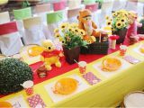 Winnie the Pooh Birthday Party Decoration Ideas Kara 39 S Party Ideas Winnie the Pooh themed Birthday Party