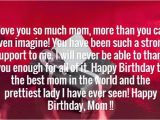 Wishing My Mom A Happy Birthday Quote Birthday Wishes for Mother Page 5