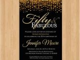 Womans 50th Birthday Invitations 50th Birthday Invitation for Women 50 and Fabulous