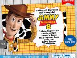 Woody Birthday Invitations Woody toys Story Birthday Invitation by Templatemansion On