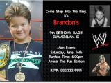 Wrestling Birthday Party Invitations Wrestling Birthday Invitations Candy Wrappers Thank You