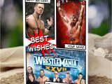 Wwe Birthday Cards Wwe Wrestlemania Personalised Birthday Card son