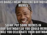Xzibit Birthday Meme Yo Birthday Dog Quickmeme